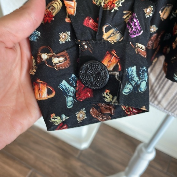 Vintage Desert West By Sherry Holt Buttown Down Top - Picture 5 of 8